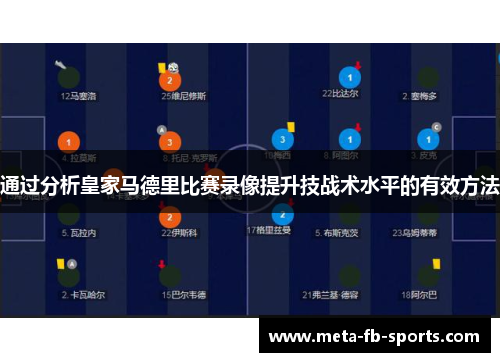 通过分析皇家马德里比赛录像提升技战术水平的有效方法